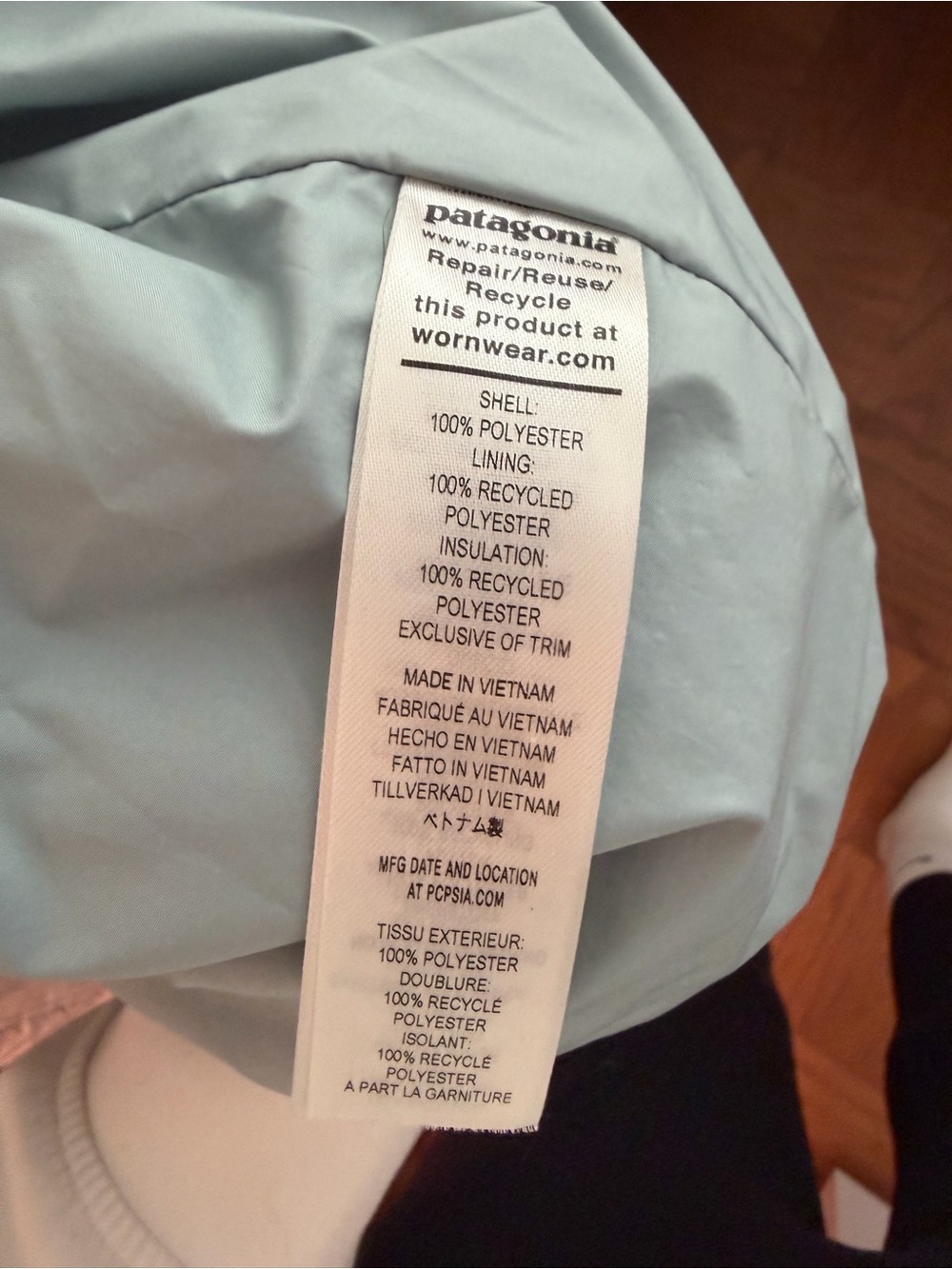 Patagonia Lost Canyon Jacket Thermal Blue Women’s L Insulated - Picture 6 of 7